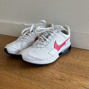 Nike Air Max Pre-Day in white/pink/navy, size 8.5